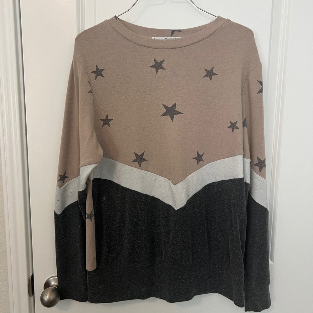 Sophia Knox Co. Star Pattern Sweater